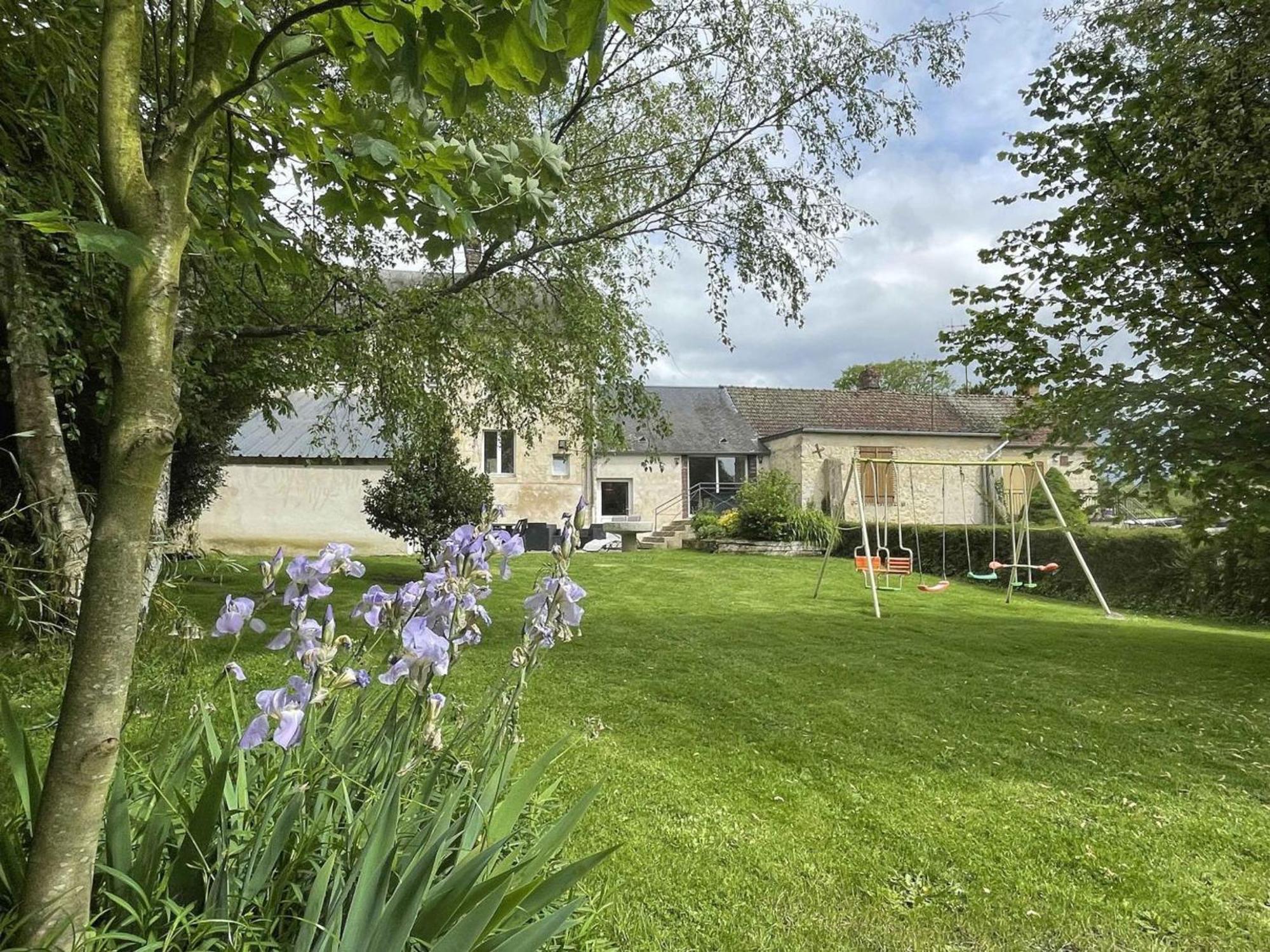 Maison Percheronne Spacieuse Avec Billard, Babyfoot, Et Jardin Clos, Animaux Bienvenus ! - Fr-1-497-65 La Mesnière Kültér fotó